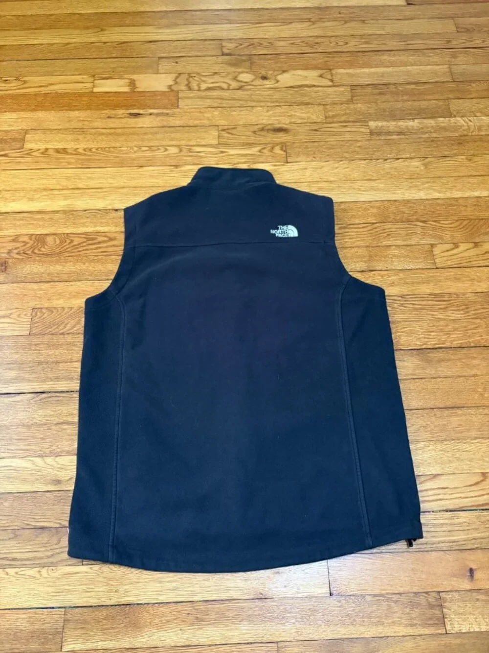 The North Face Windwall Fleece Vest Mens Size Large Charcoal Gray Zipped Pockets